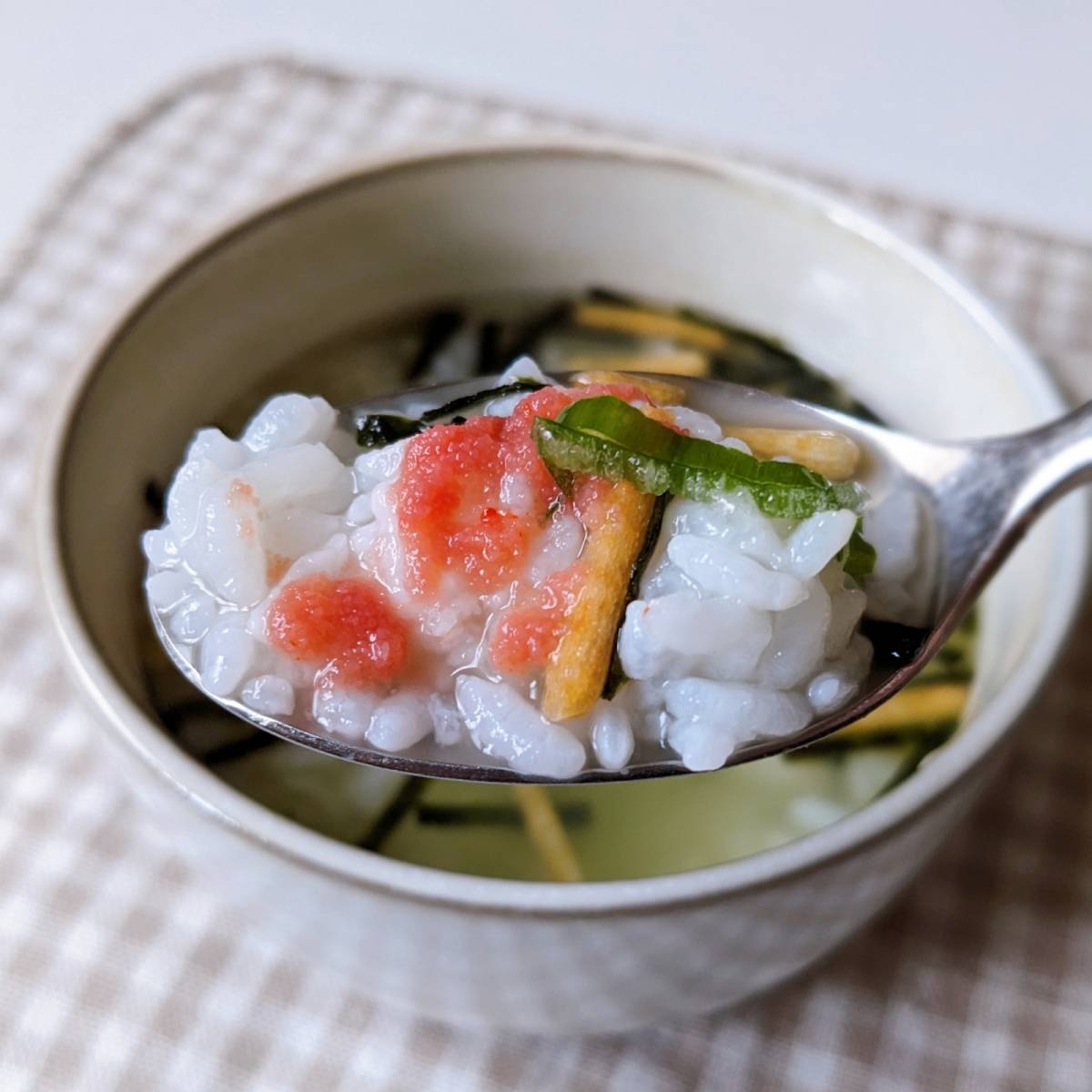 永谷園公式の「冷やし明太子茶づけ」のレシピ