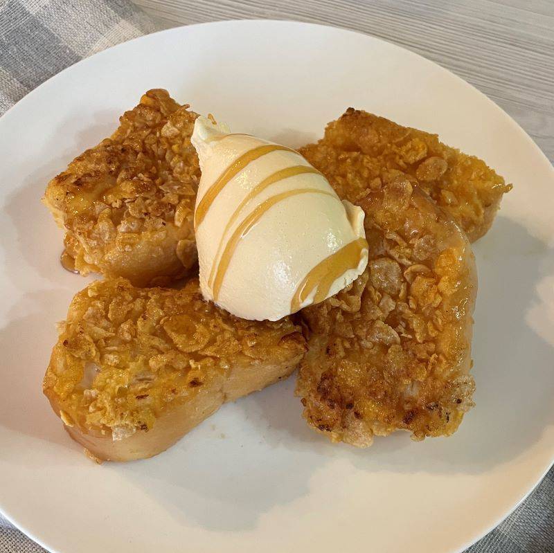 ヤマザキ公式の「ダブルソフトで作る！ザクザクフレンチトースト」のレシピ