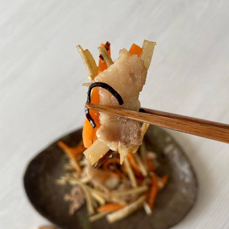 くらこん公式の「塩こんぶきんぴら」のレシピ