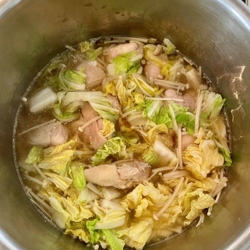 JAグループ公式の「白菜と鶏肉のしょうがスープ」のレシピ