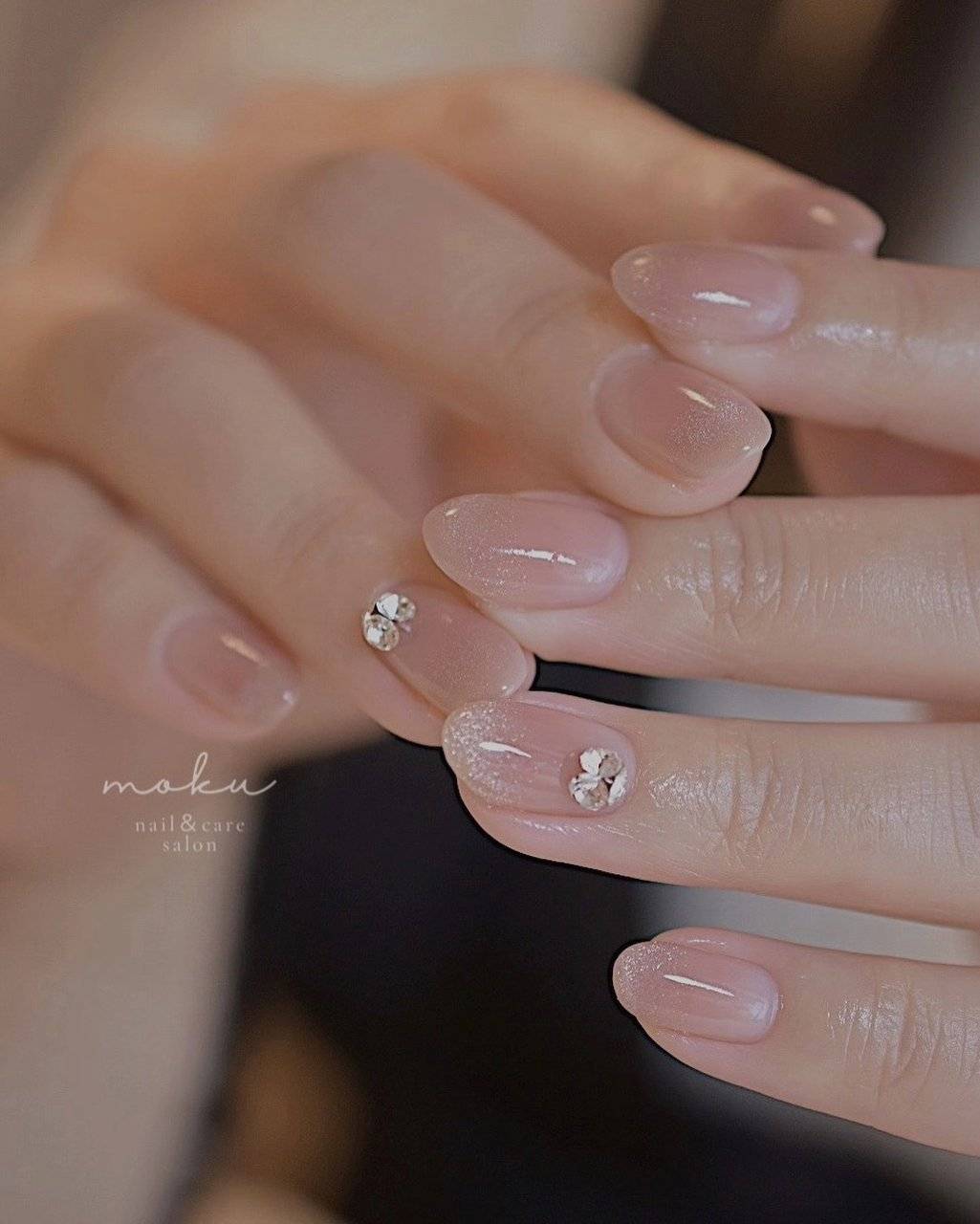 コーラルピンクネイル