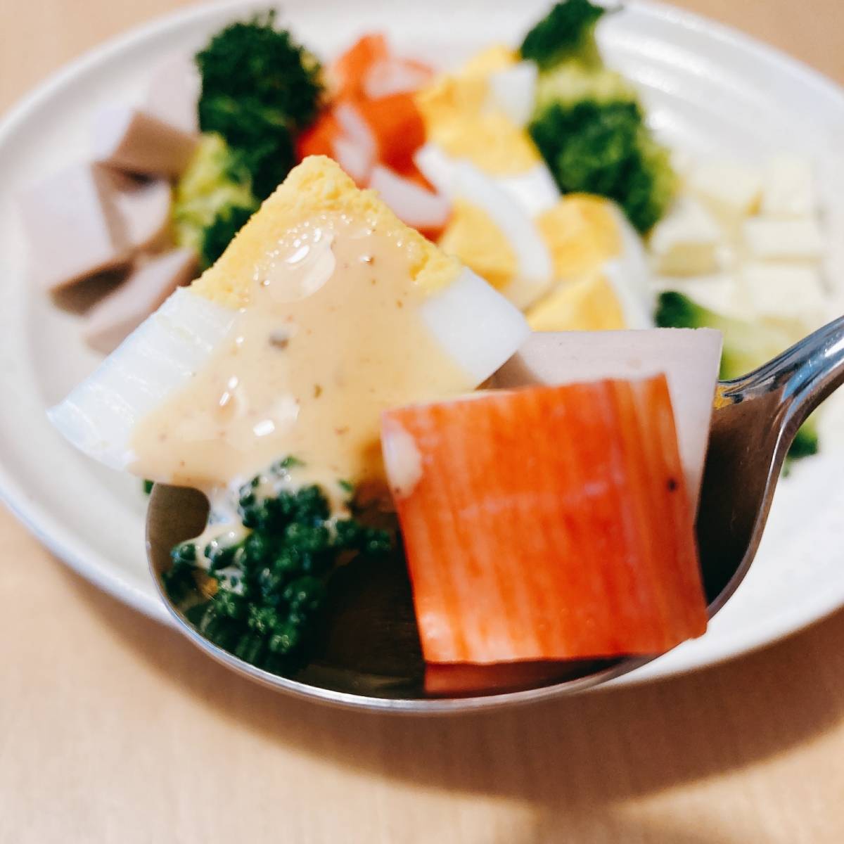 いちまさ公式の「サラダスティックのコブサラダ風」のレシピ