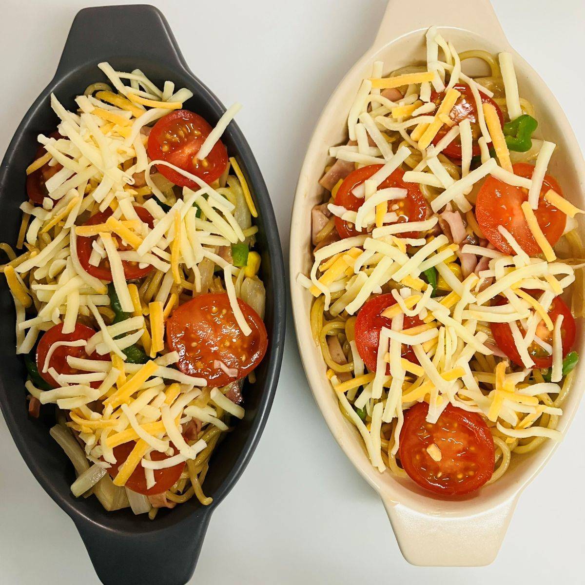 マルちゃん公式の「チーズ焼そば　グラタン風」のレシピ