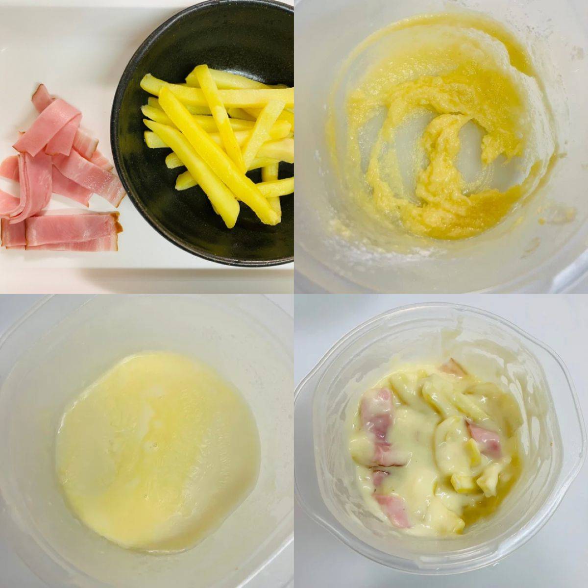 ヤマザキ公式の「ベーコンとポテトのホットサンド」のレシピ