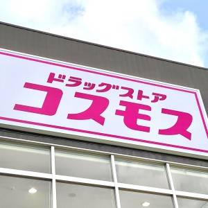  コスモスの看板 