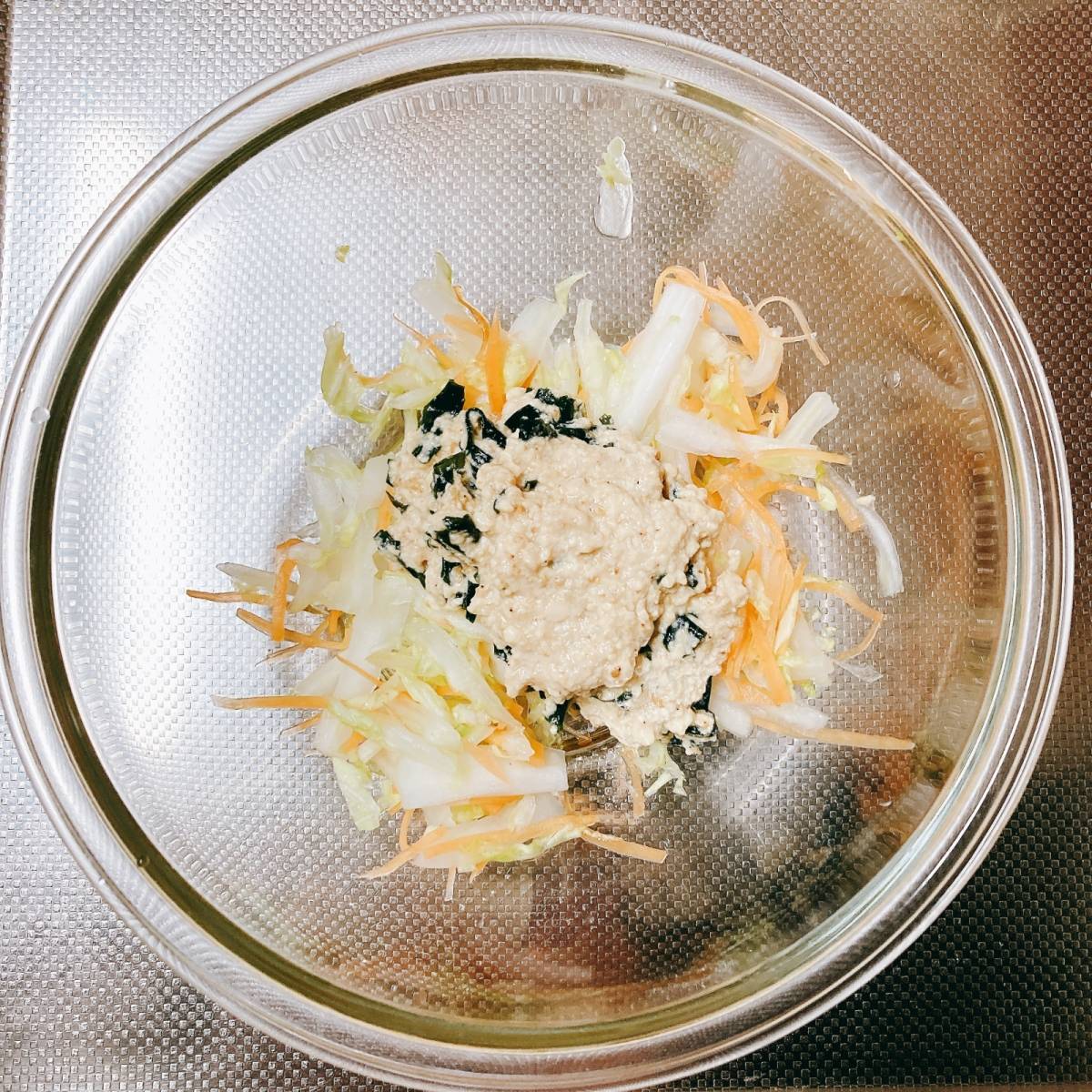 JAグループ公式の「人参白菜の白あえ」のレシピ