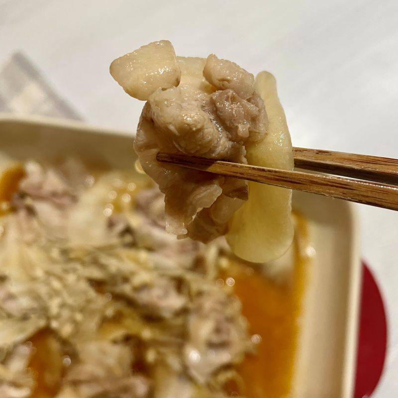 ヤマキ公式の「レンジで簡単！大根と豚バラ肉のしょうが蒸し」のレシピ