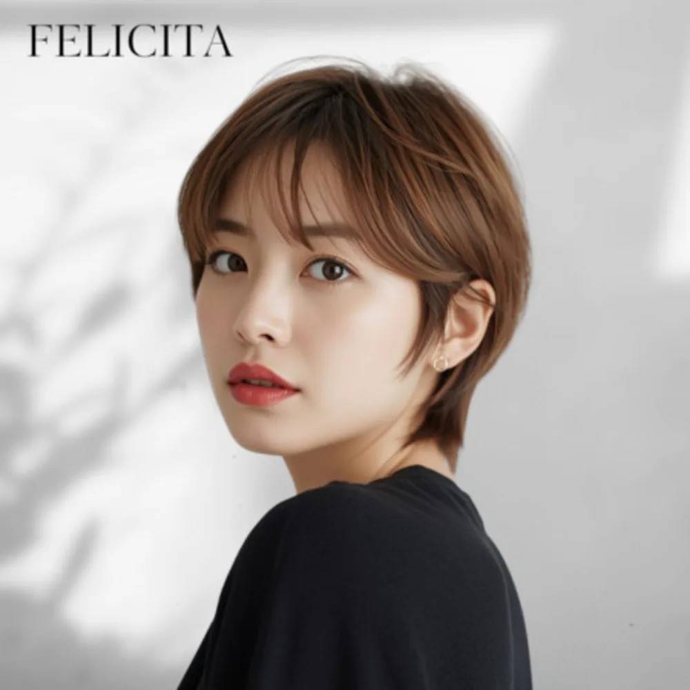 ヘルシーカラーのハンサムショート