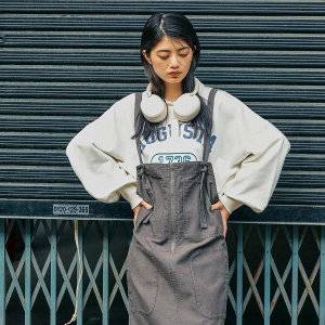 大きいおしりを上手に隠す！ワンピースを使った春コーデはコレ♪