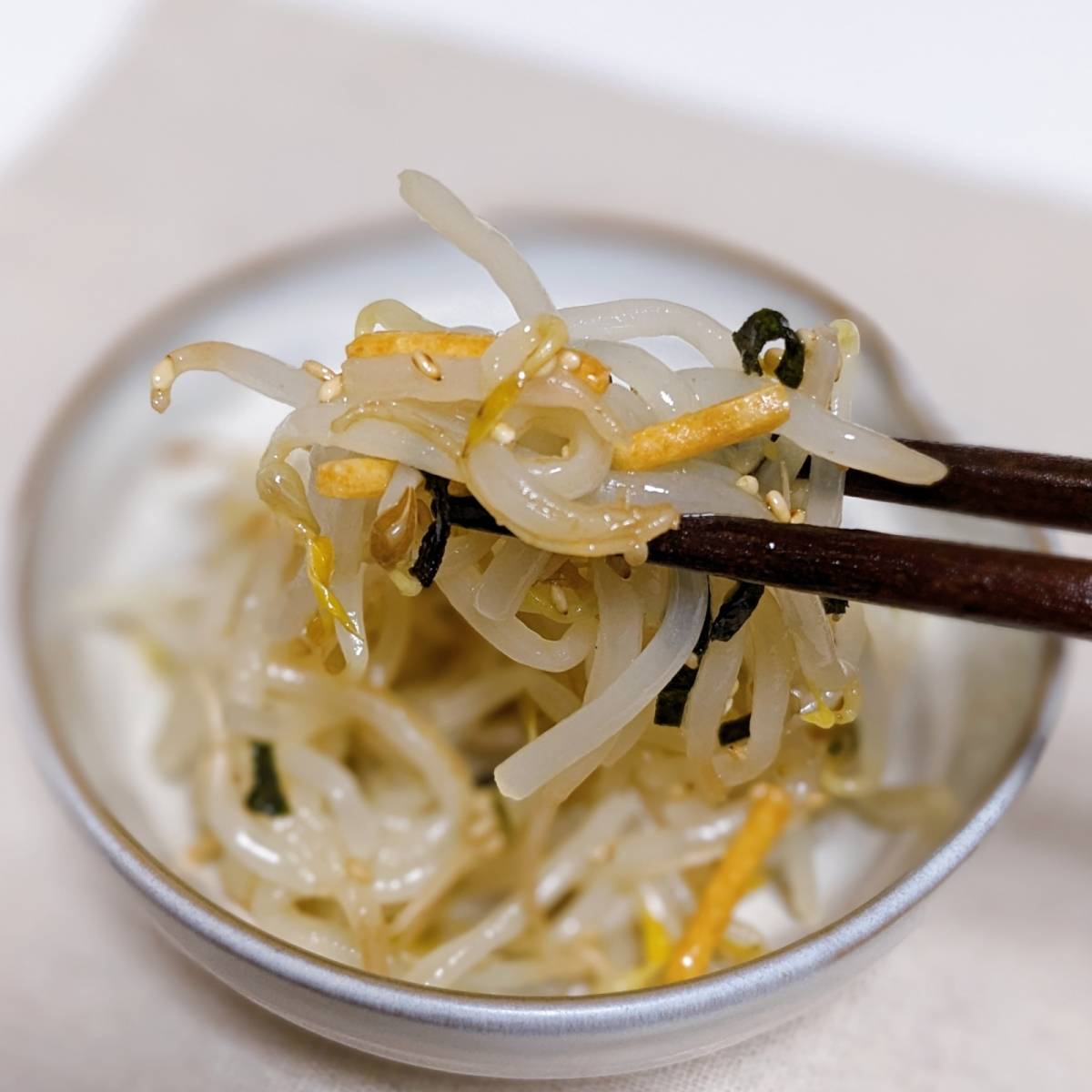 永谷園公式の「もやし和え(ナムル風)」のレシピ