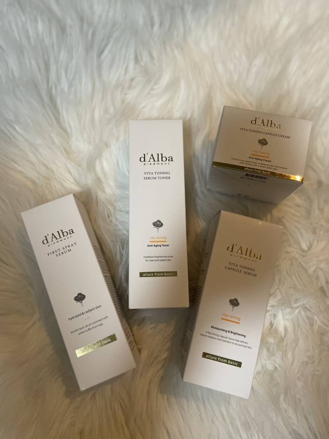 d'Alba スキンケアライン