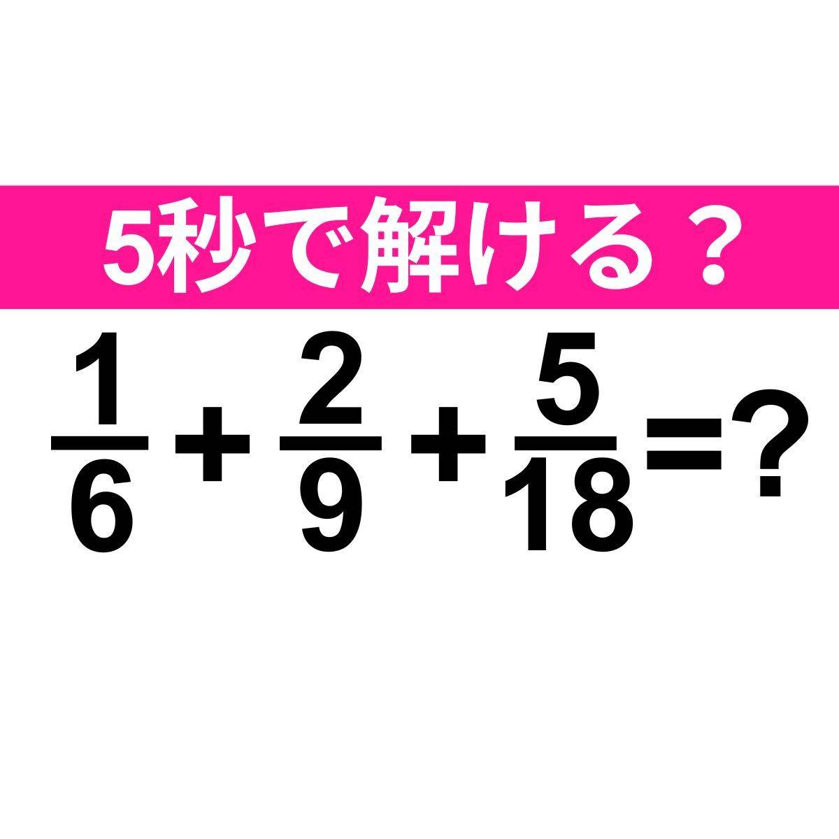 1/6+2/9+5/18=？