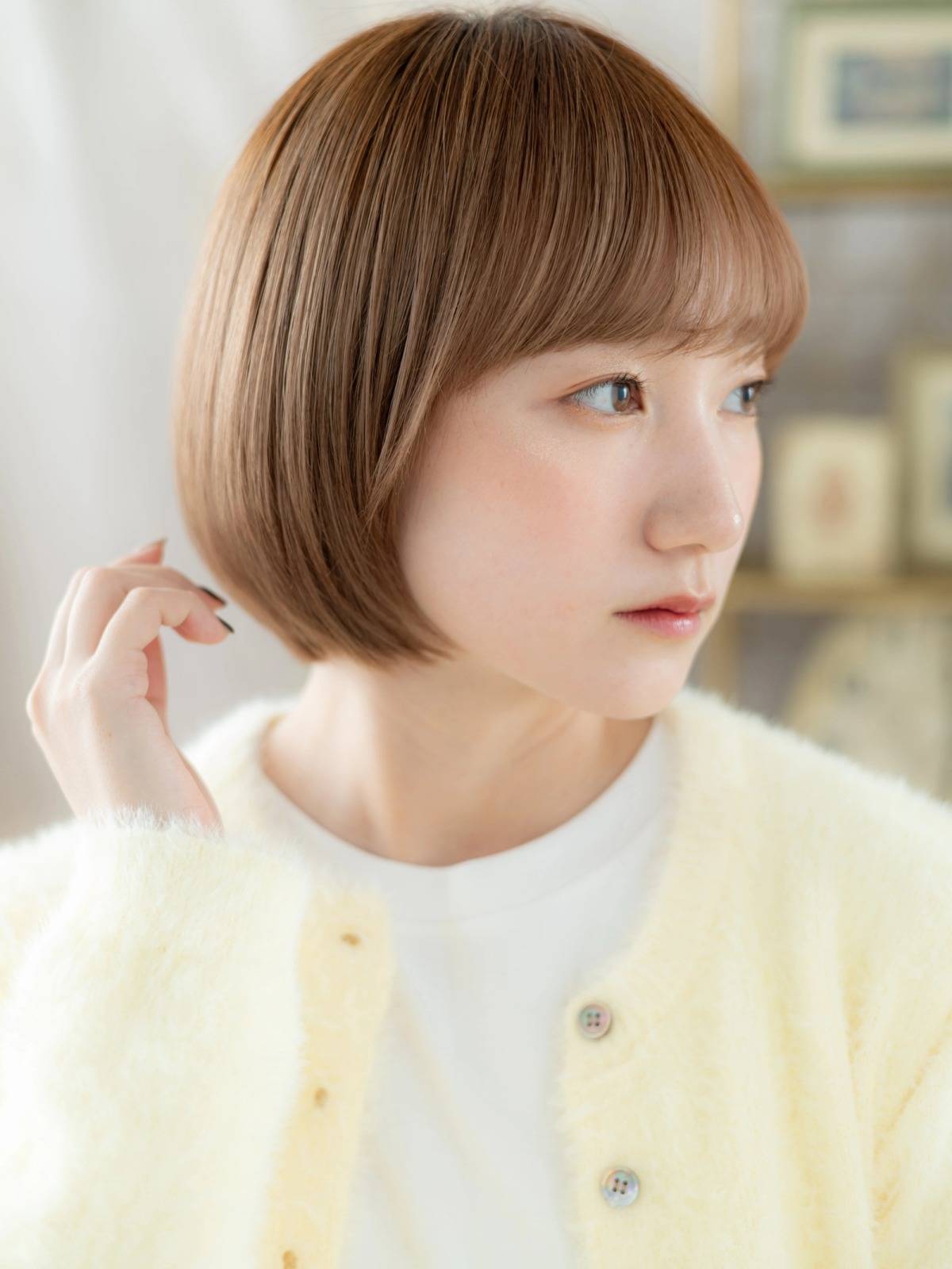 まとまり感丸みボブ