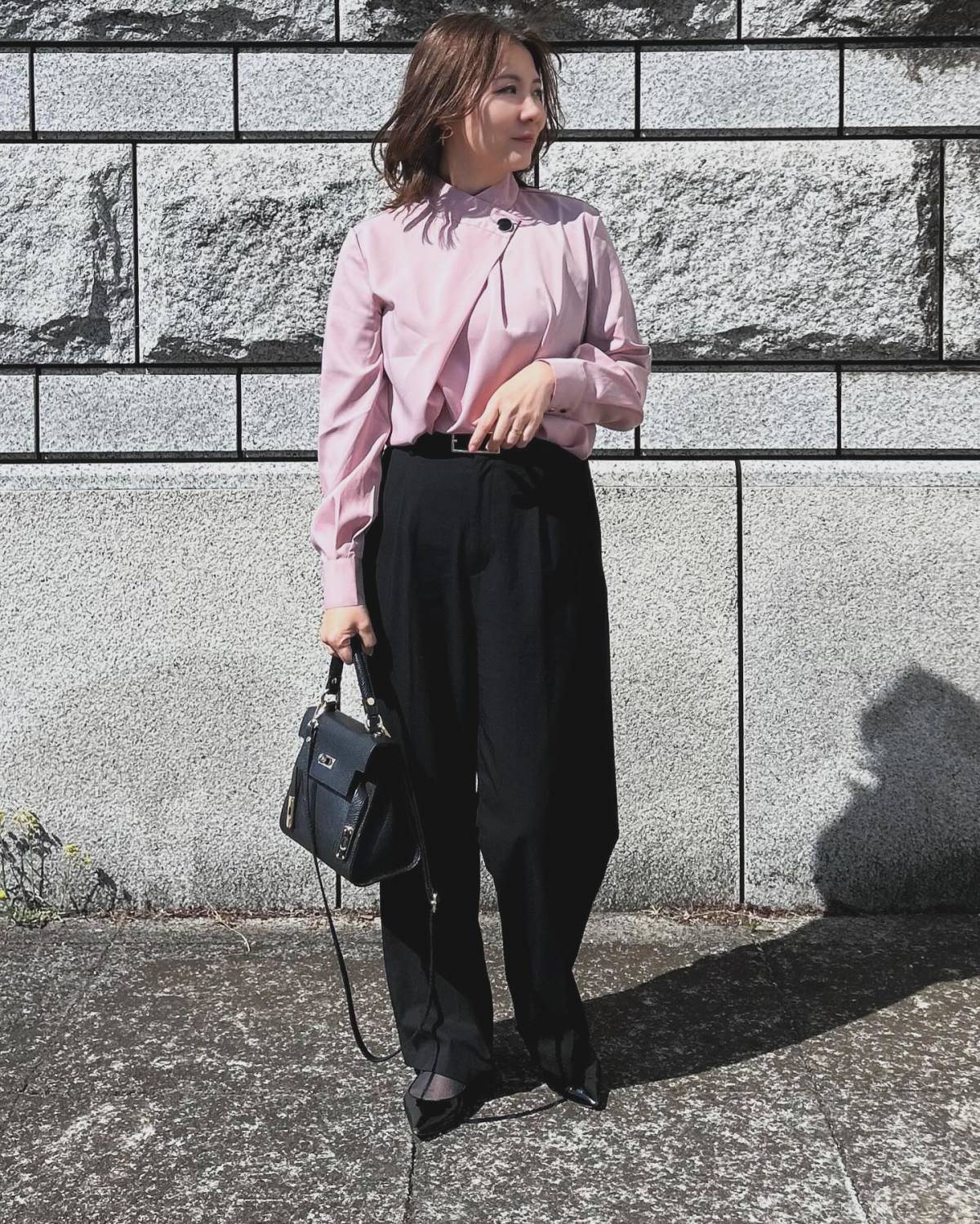 甘すぎないピンク×黒が◎