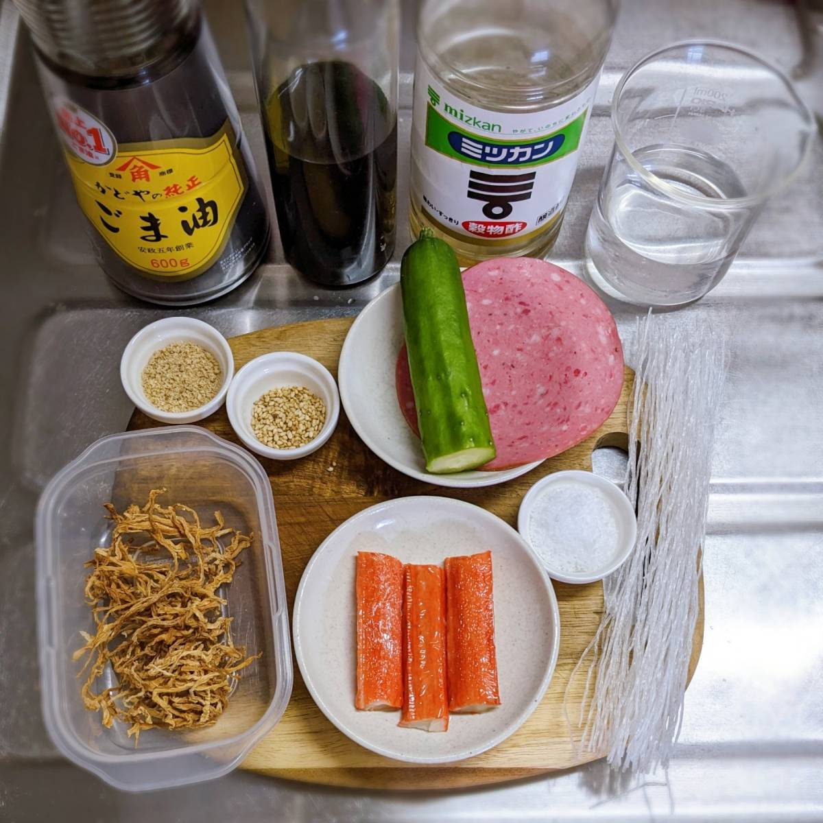 いちまさ公式の「カニかまと切り干し大根の具沢山春雨サラダ」のレシピ