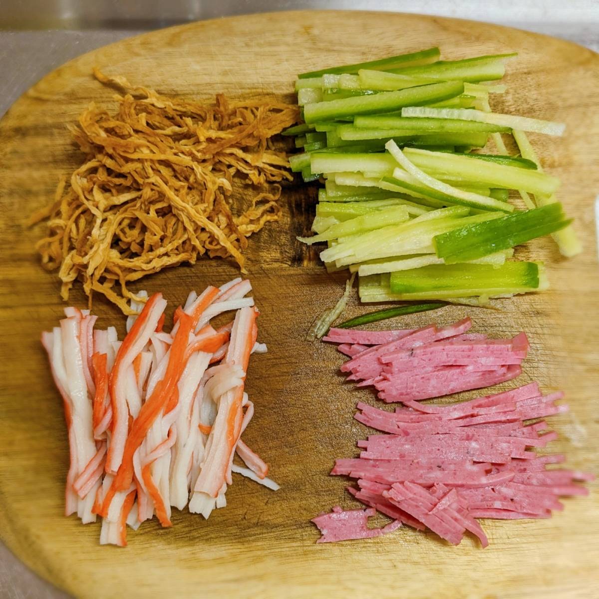 いちまさ公式の「カニかまと切り干し大根の具沢山春雨サラダ」のレシピ