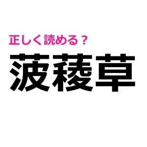 5秒で読めた人、あまりにIQ高すぎる……。正答率がかなり低い漢字9選