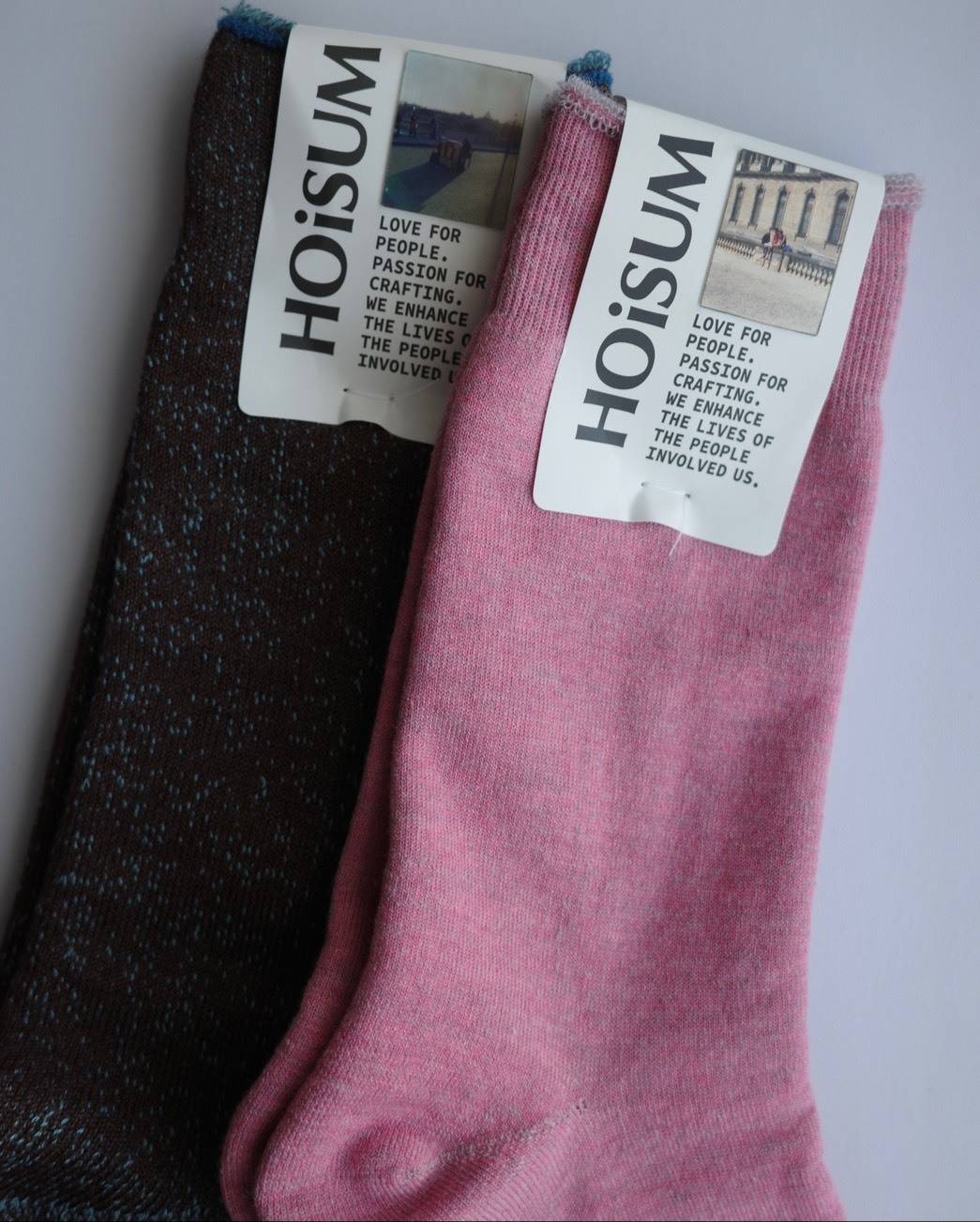 HOiSUM ピンク靴下