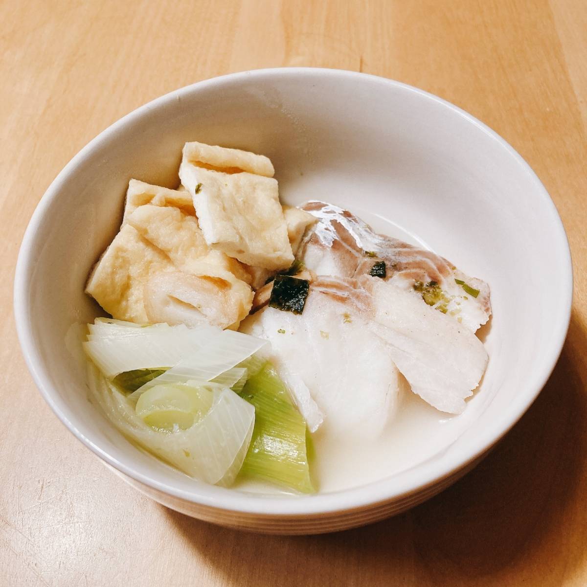 永谷園公式の「待つだけで冬野菜と白身魚の煮物」のレシピ