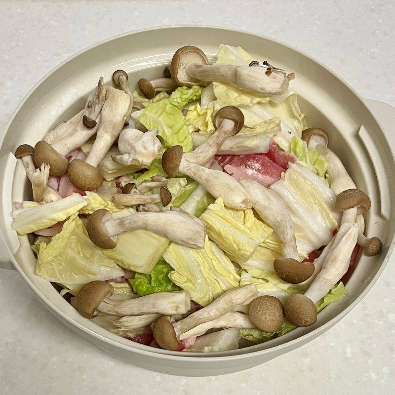 JAグループ公式の「白菜と豚肉の蒸し煮」のレシピ