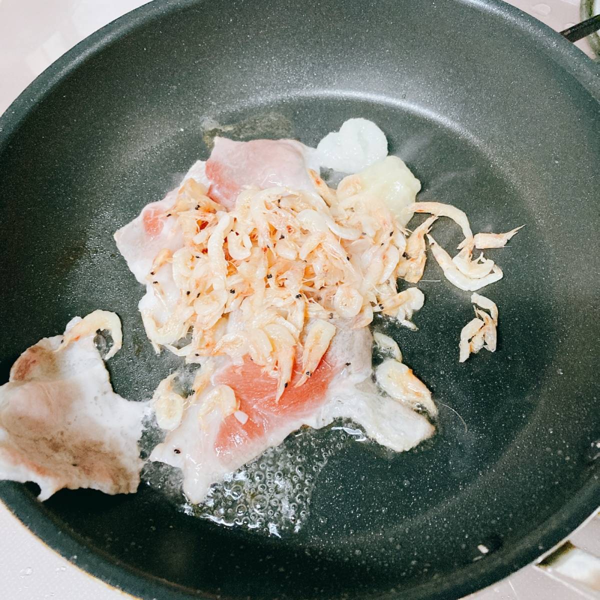 JAグループ公式の「干し海老豚肉の野菜炒め」のレシピ