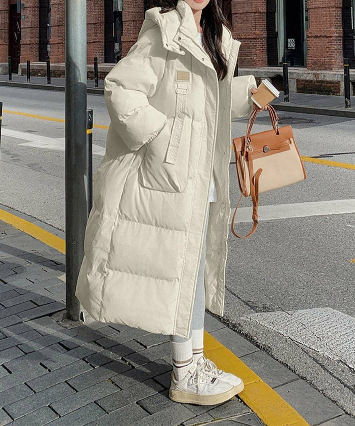 ロングコートコーデ