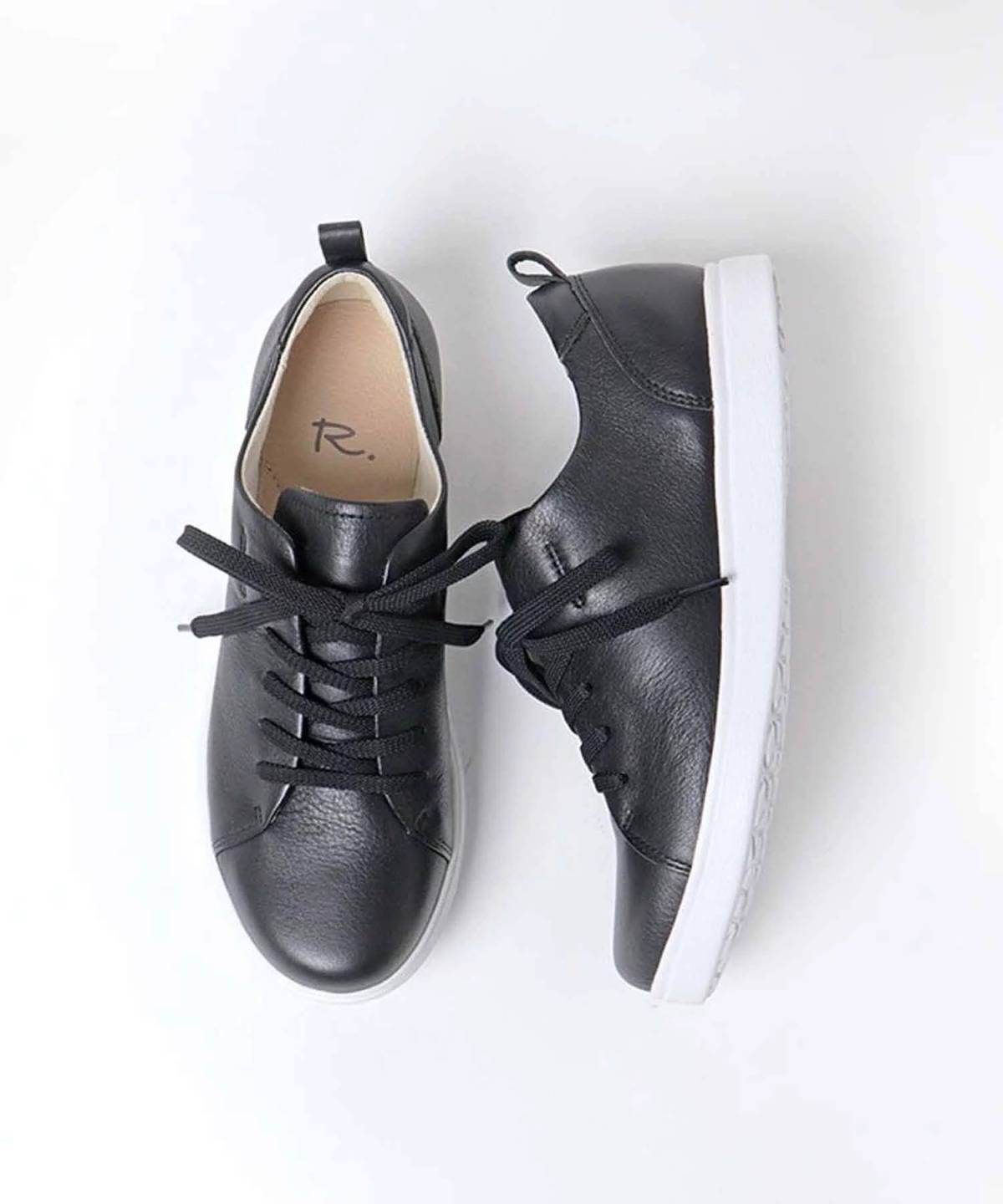 REGAL FOOT COMMUNITY アールドット S09C レースアップスニーカー ブラックブラック スニーカー