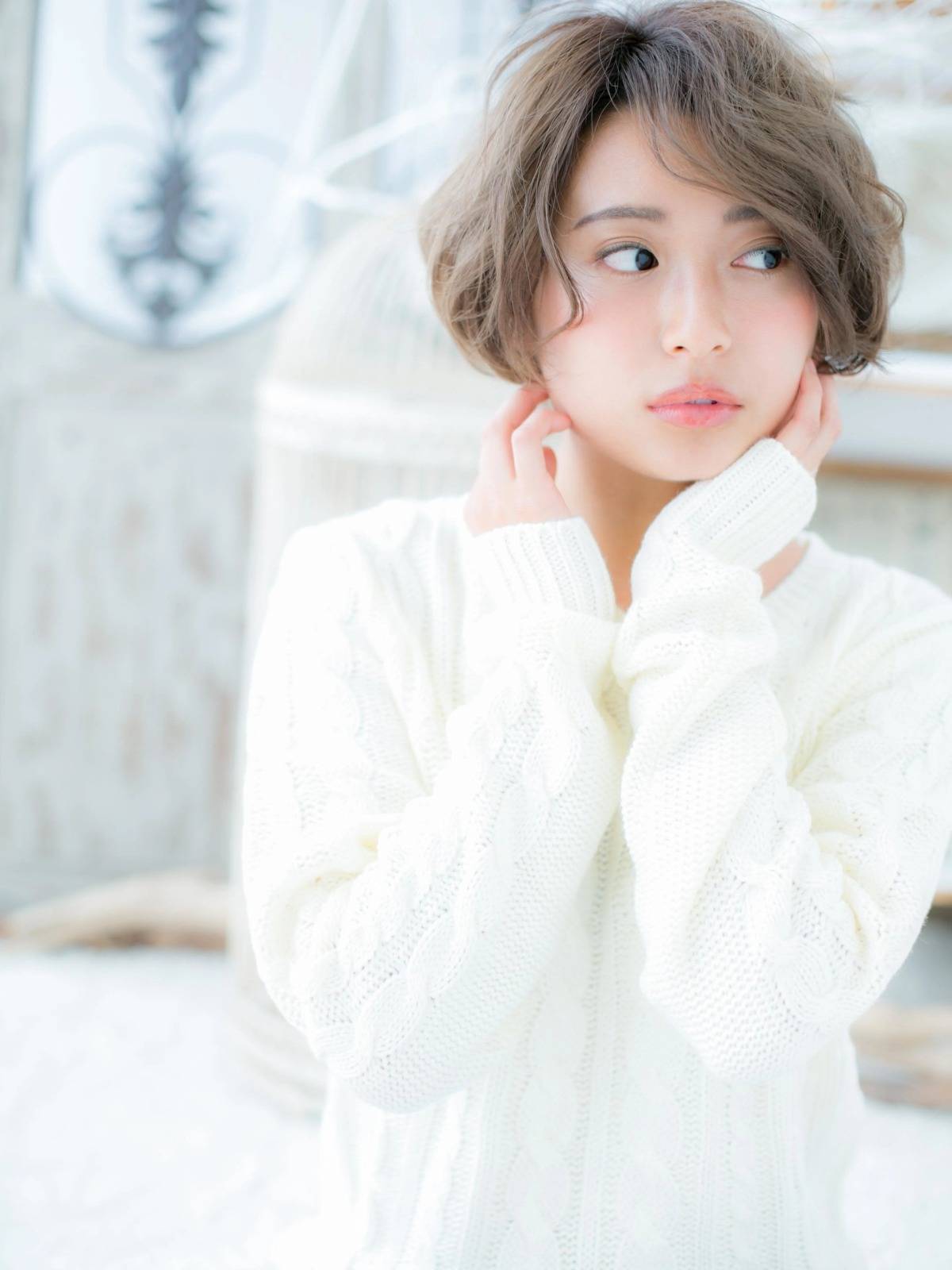 くせ毛風ニュアンスボブ