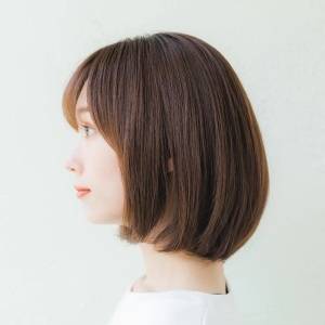  シンプルストレートボブ 