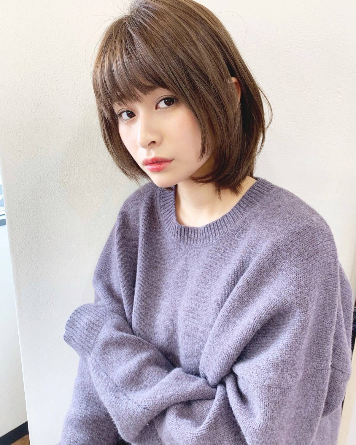 ナチュラルレイヤーボブ