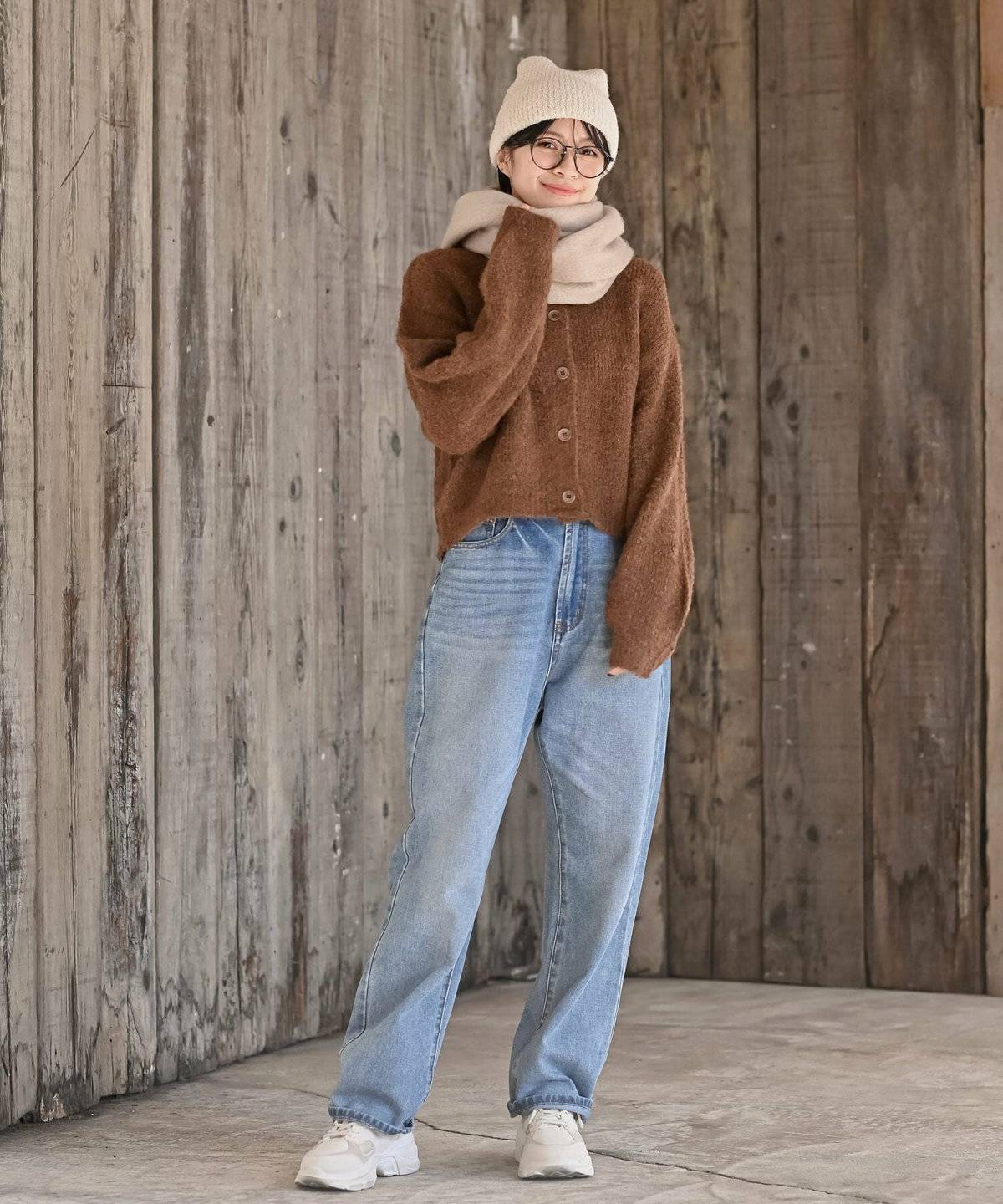 小物類のカラーを統一したコーデ