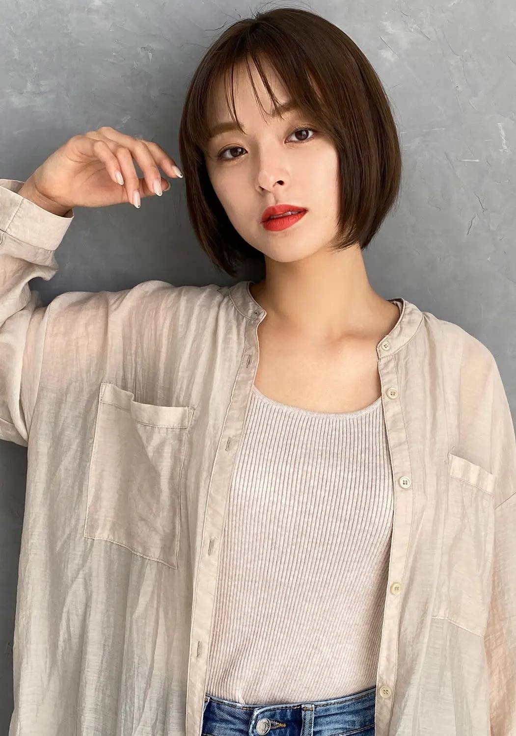 まとまりやすいミニボブ