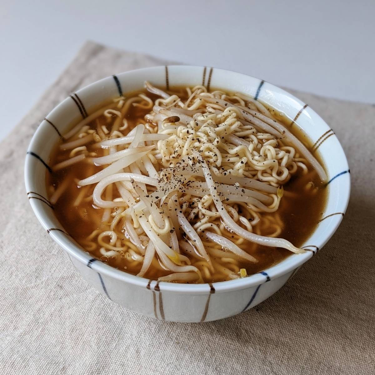 チャルメラ公式の「とろみもやしチャルメラ」のレシピ