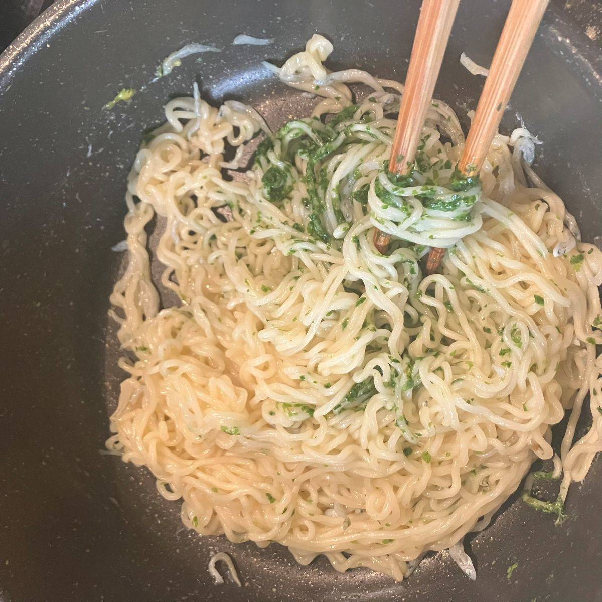 サッポロ一番公式の「あおのり磯焼きラーメン」のレシピ