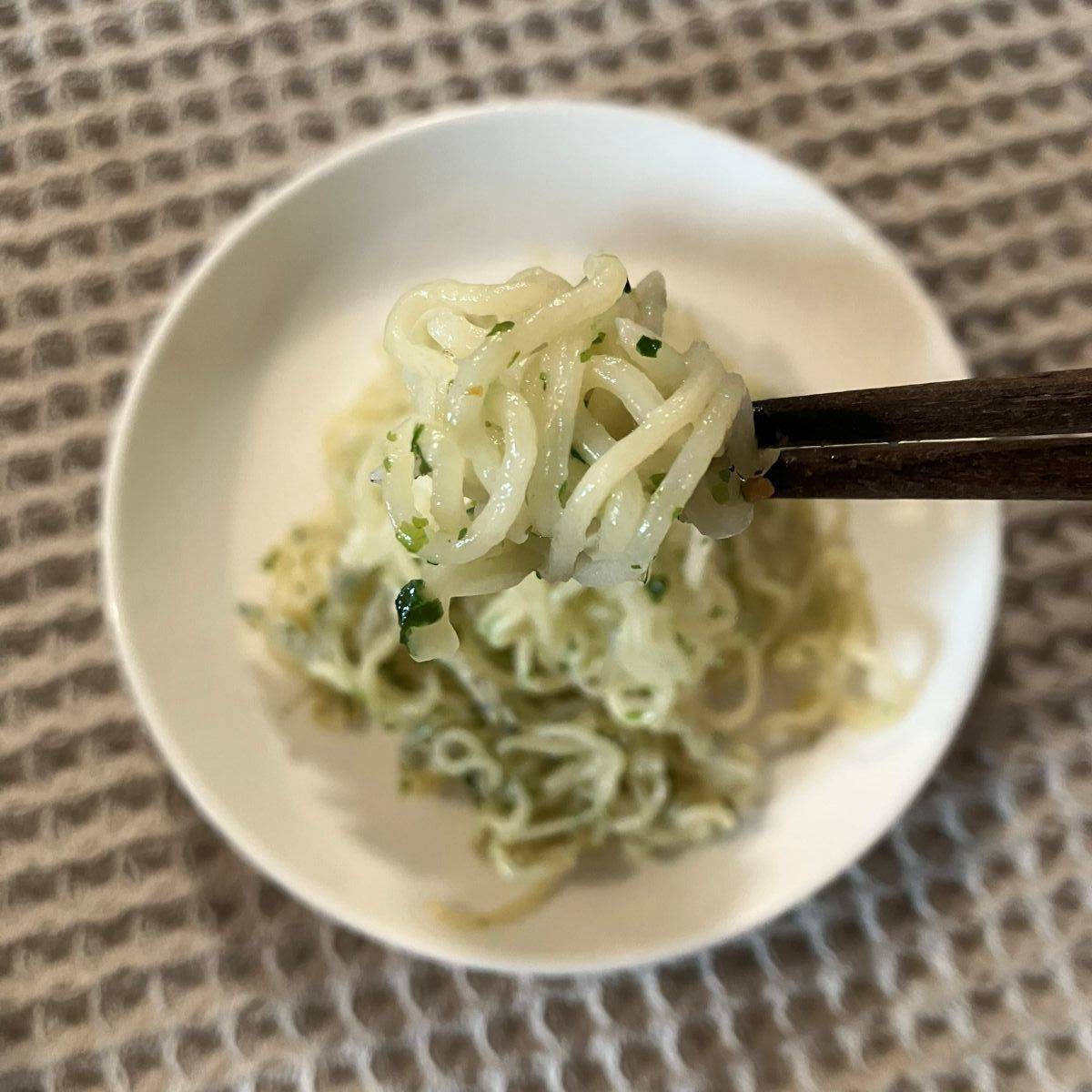 サッポロ一番公式の「あおのり磯焼きラーメン」のレシピ