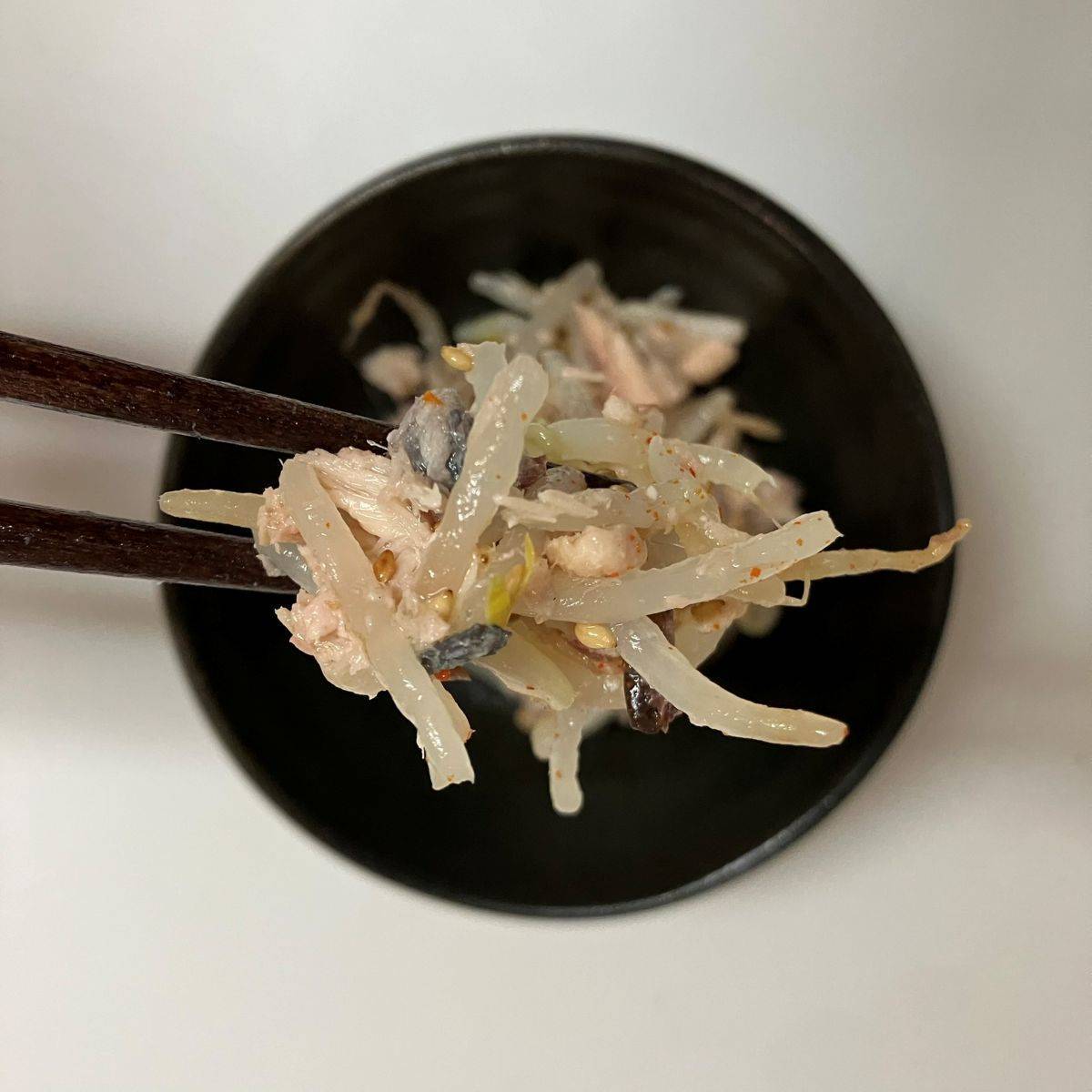 キョクヨー公式の「さば水煮」缶のもやしナムル和え」のレシピ