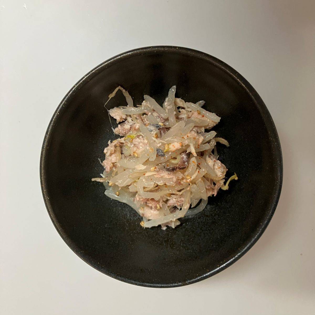 キョクヨー公式の「さば水煮」缶のもやしナムル和え」のレシピ