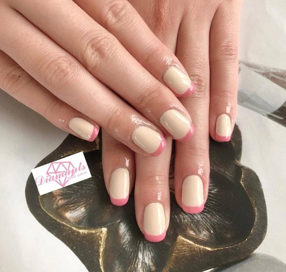 キュートなピンクフレンチ