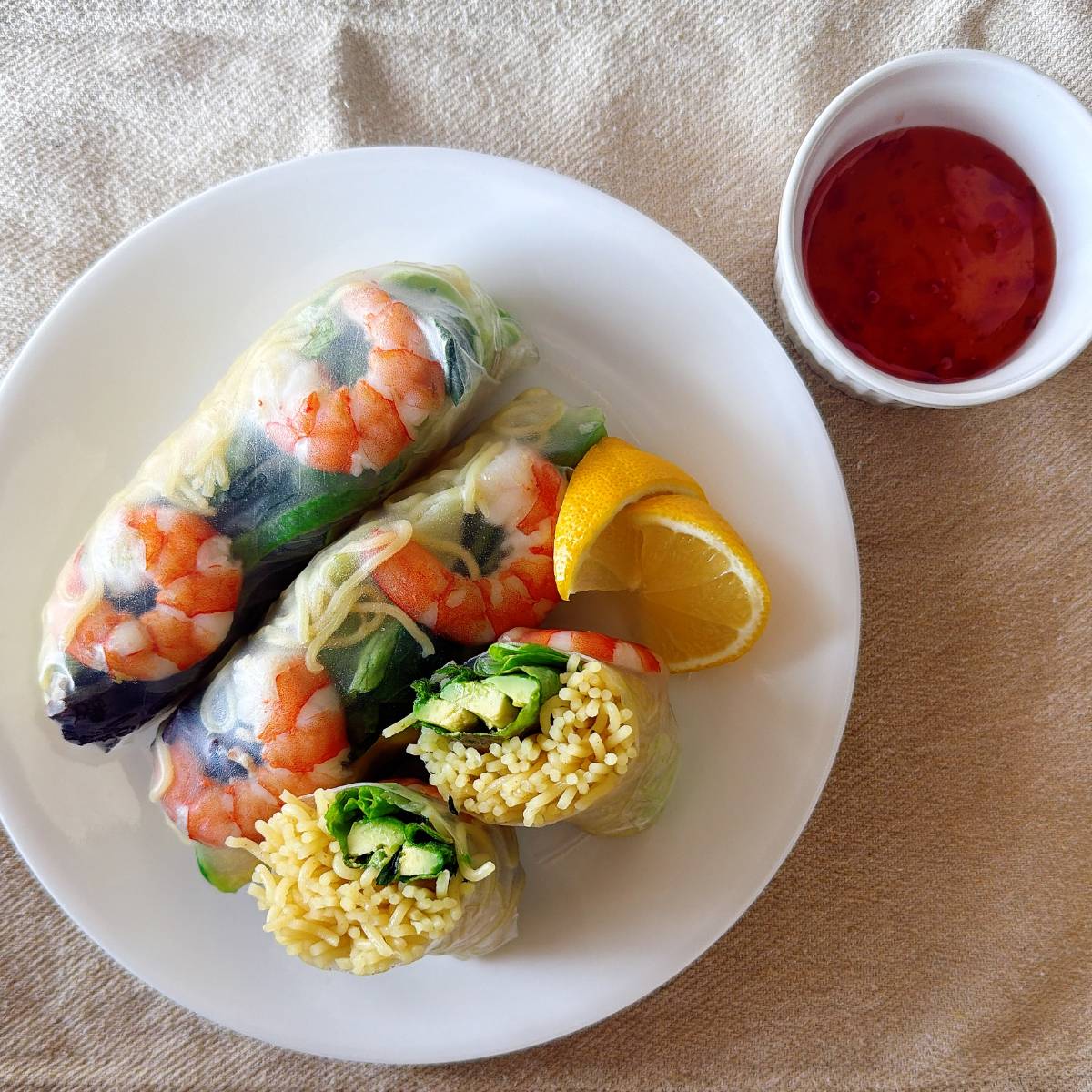 マルちゃん公式の「焼そば生春巻き」のレシピ