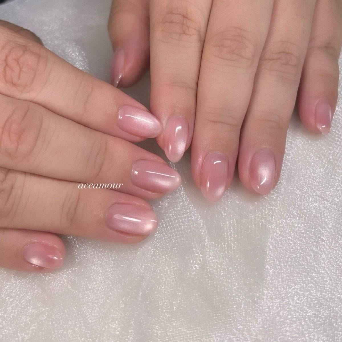 クリアピンクネイル