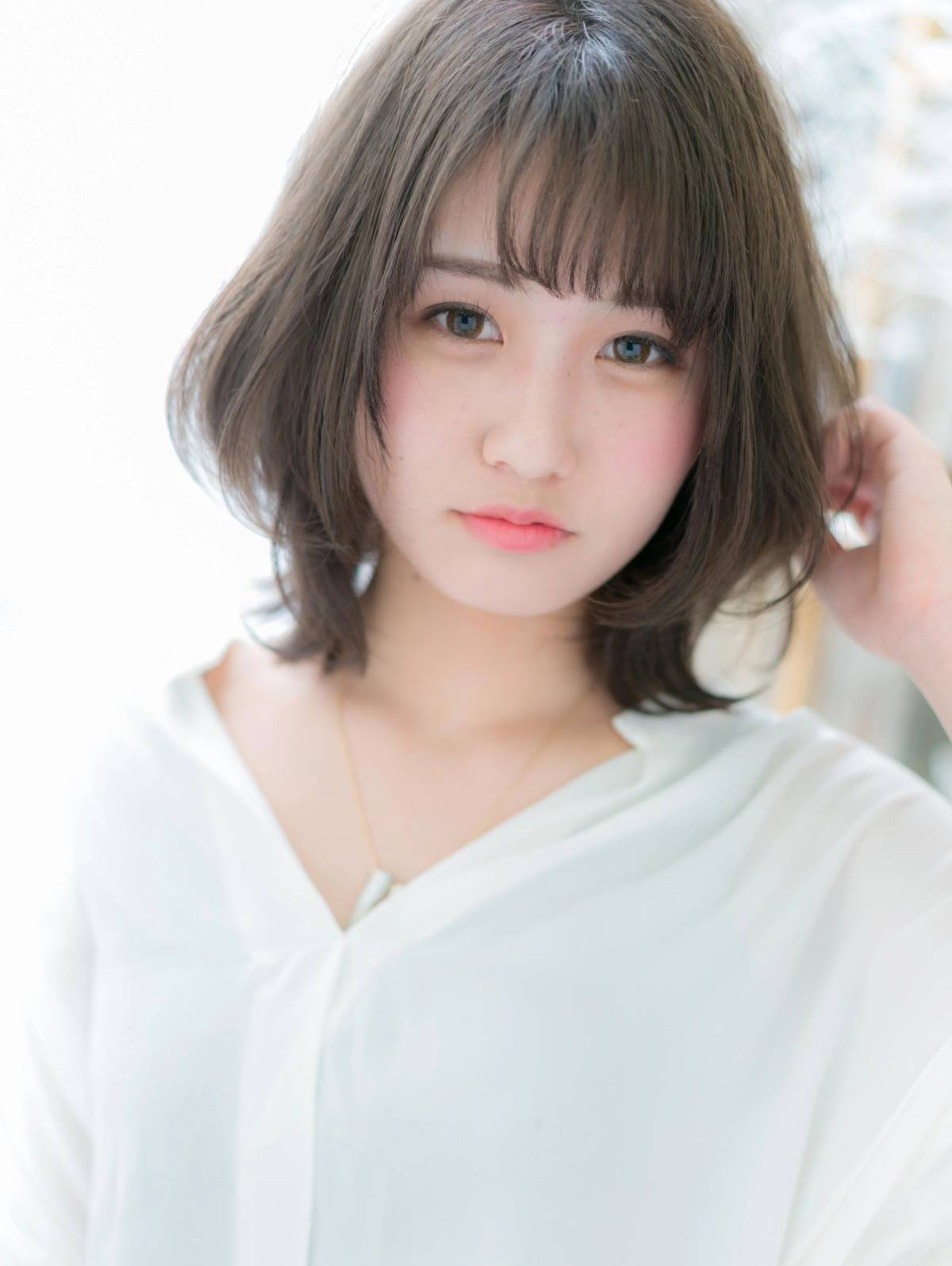 メリハリのあるウルフボブ