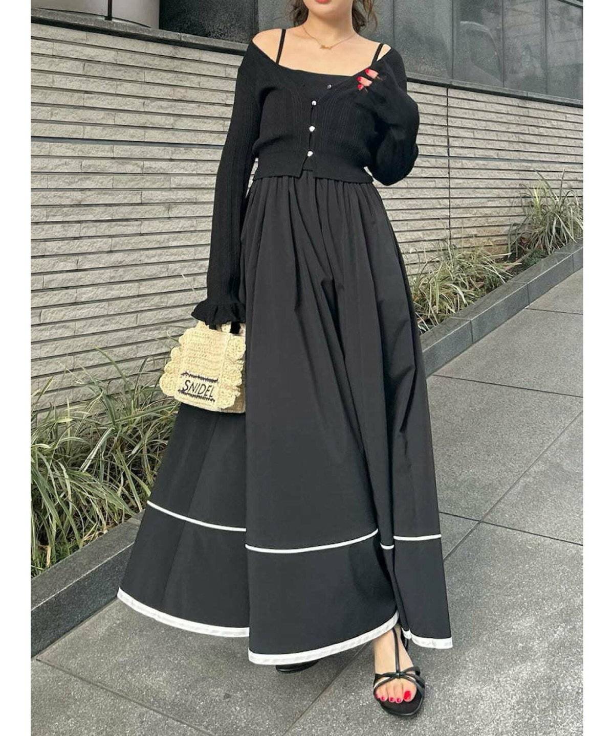 LILY BROWN ドッキングワンピース