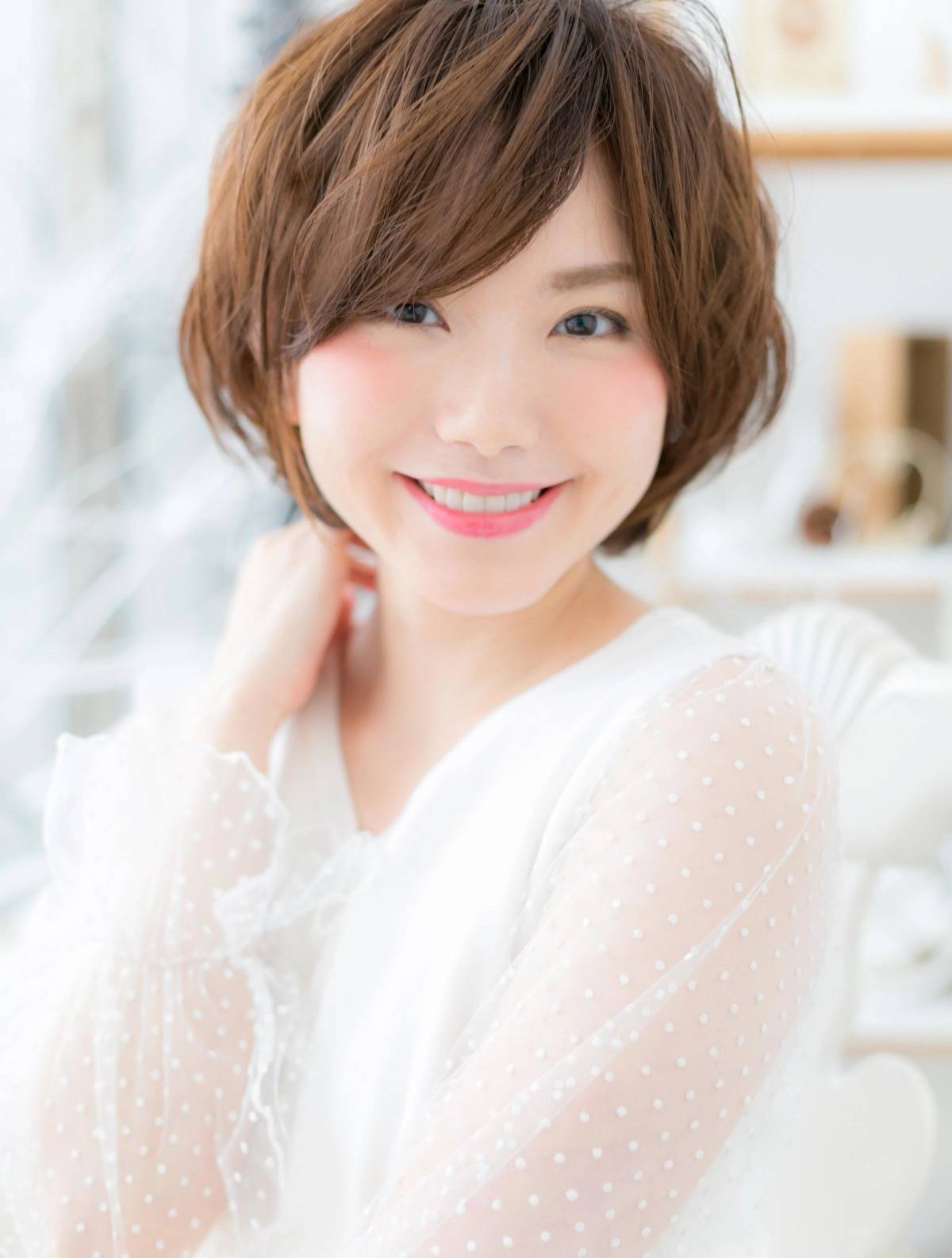 ふんわりラフボブ