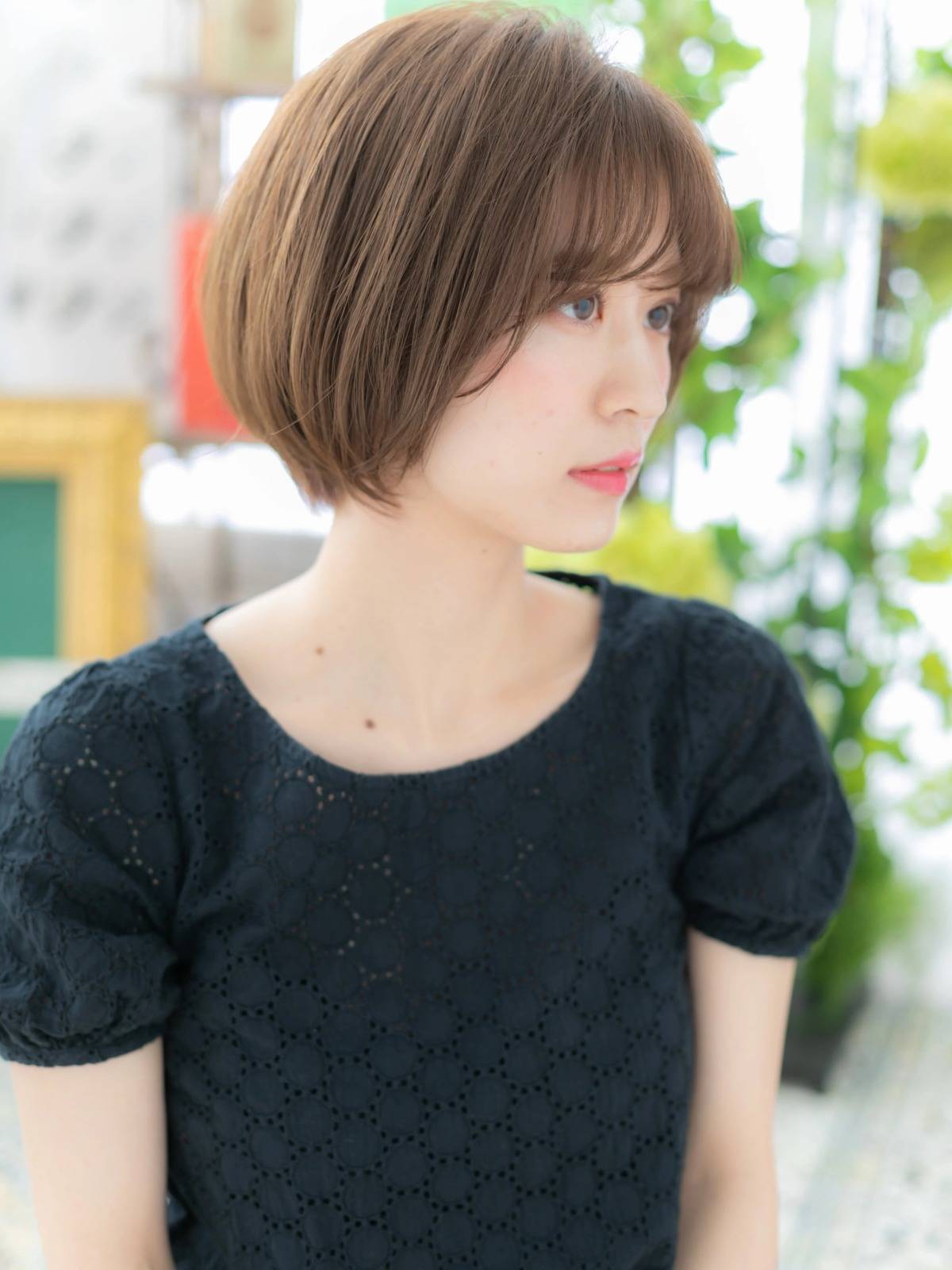 やわらか丸みボブ