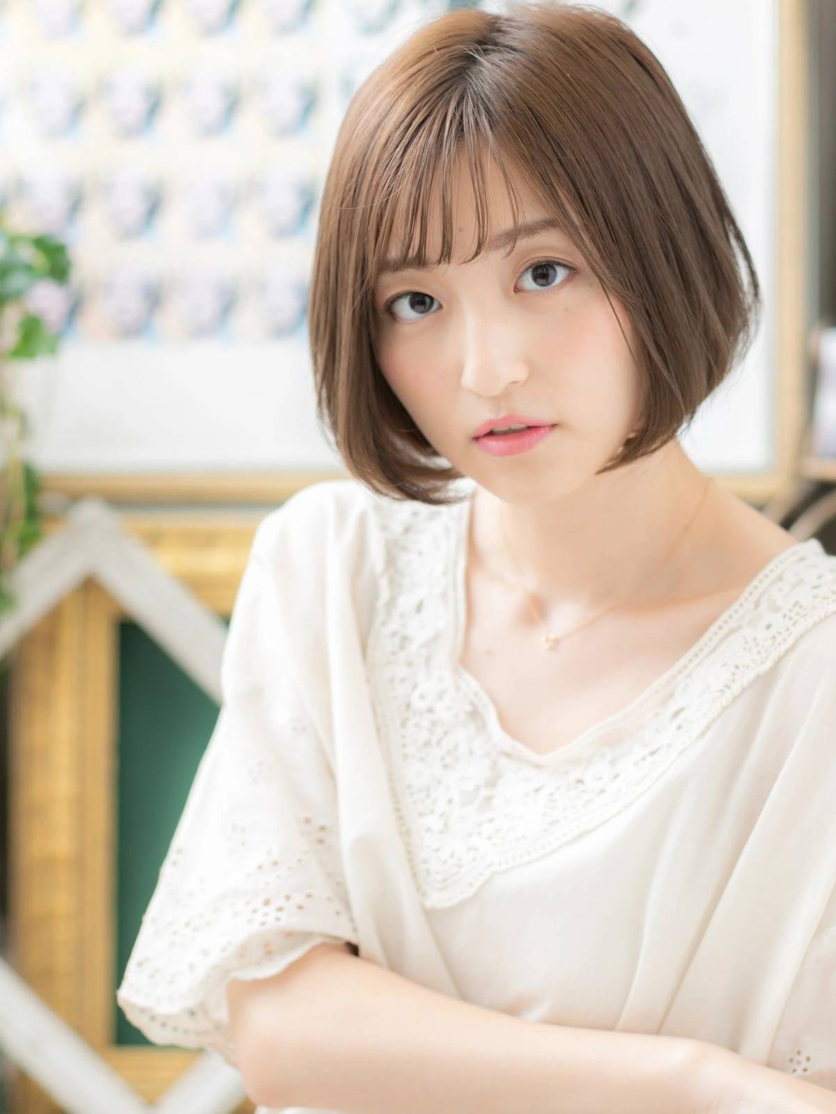 Aライン前下がりボブ