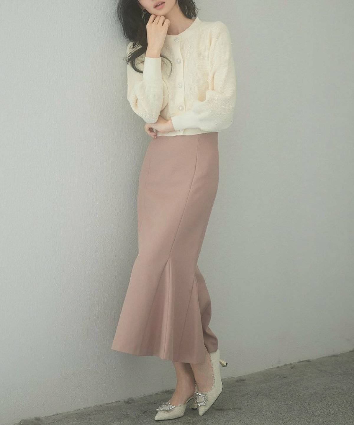 秋コーデの女性