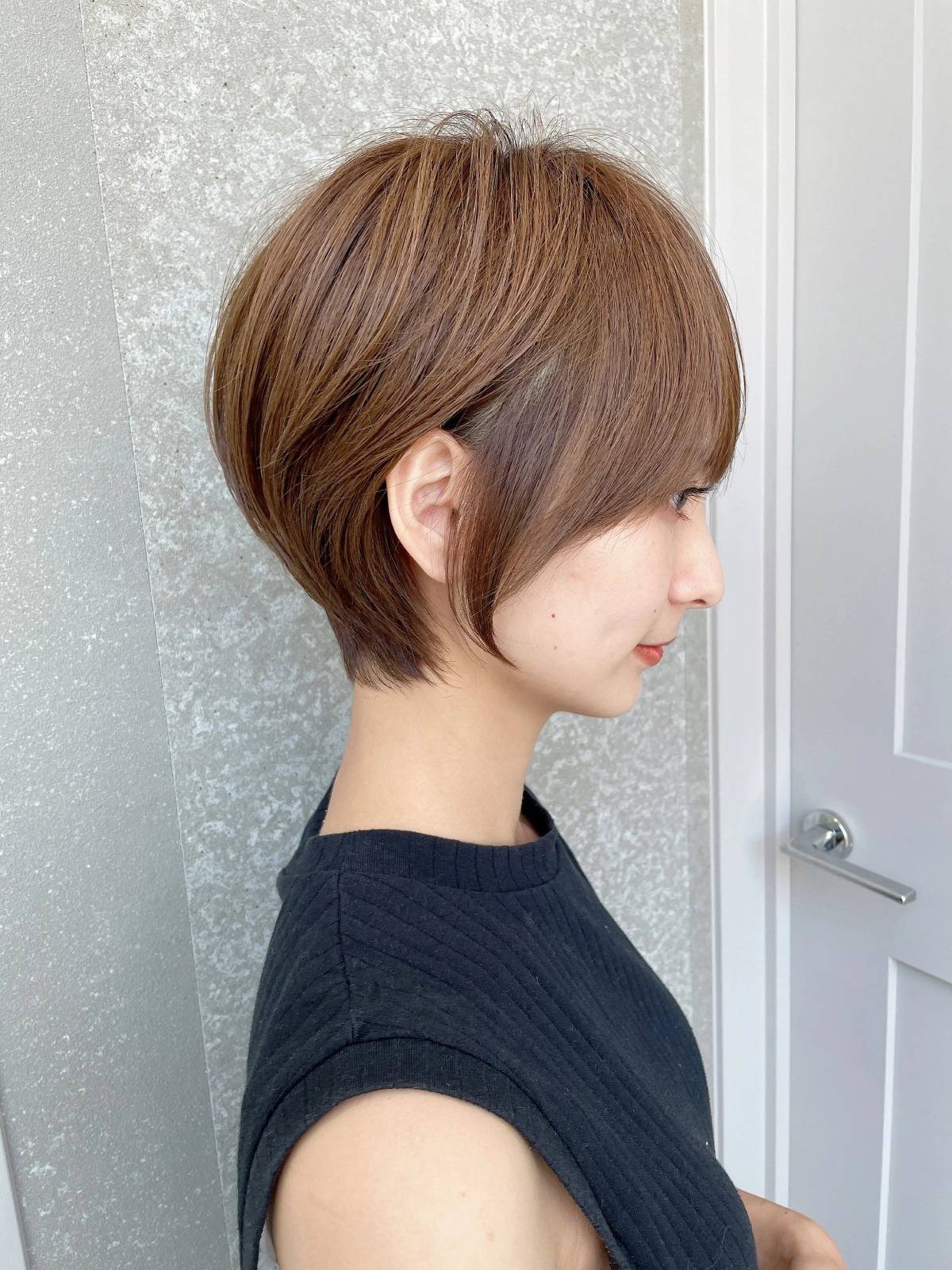 洗練された丸みショート