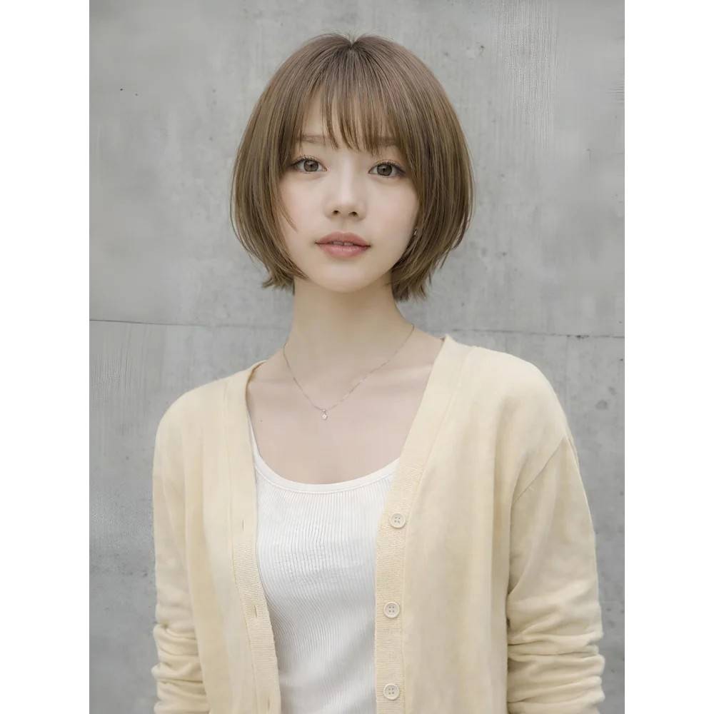 丸みベースの外ハネショート