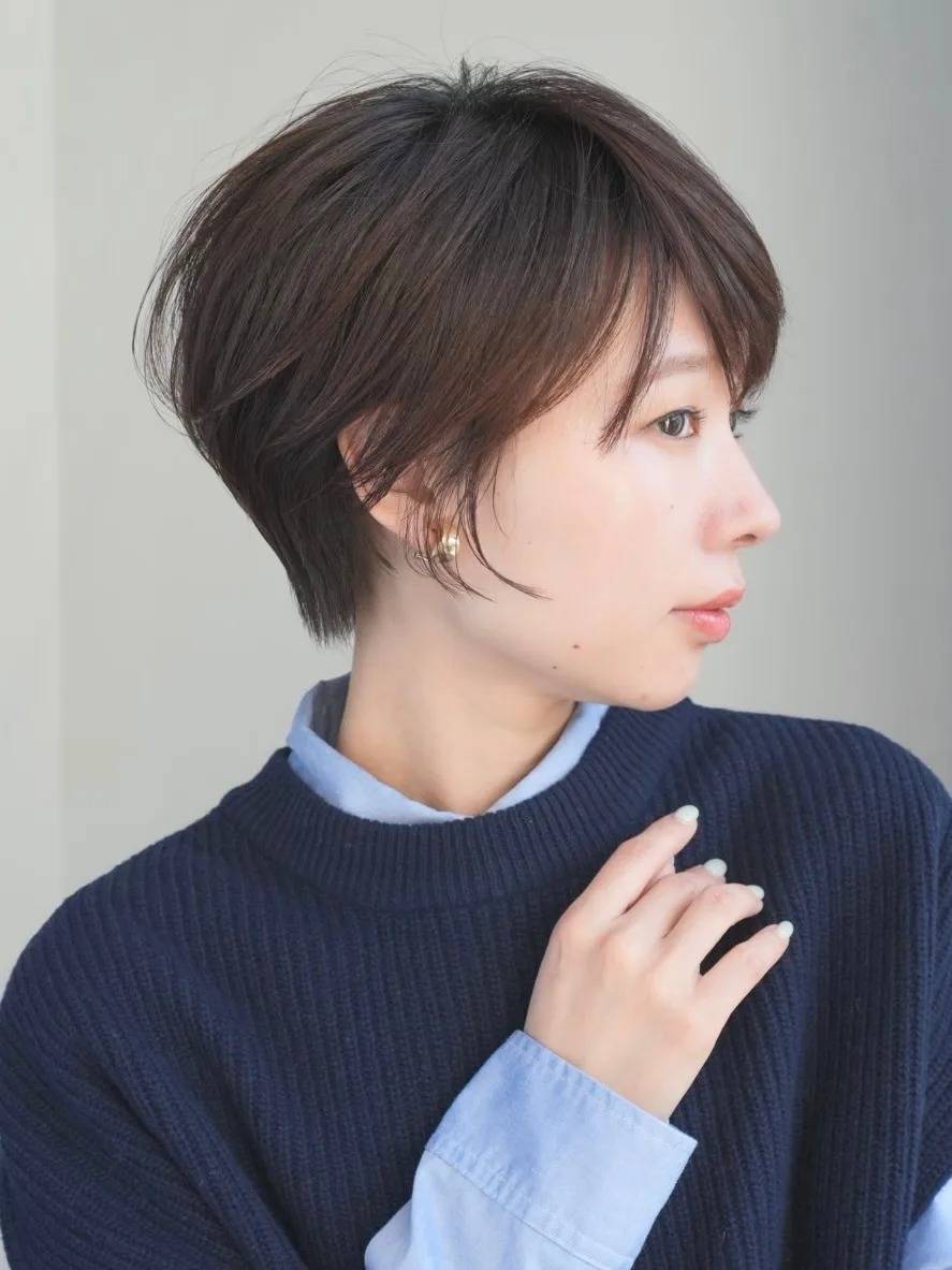 まとまり感丸みショート