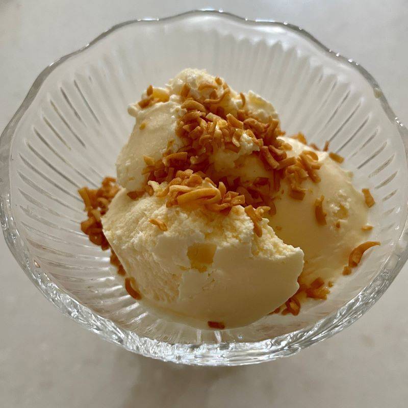 チキンラーメン公式の「簡単ヤバうま!ザクとろチキラーアイス」のレシピ